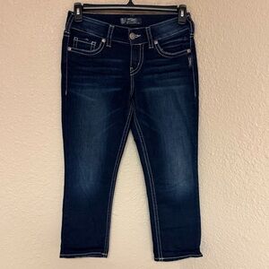 4/$15 Silver Jeans Suki Mid Capri Women's Cropped Jeans
